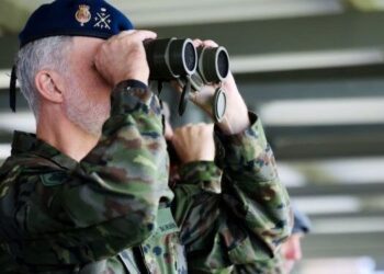 El Rey visita la Brigada Multinacional de la OTAN en Eslovaquia, liderada por España