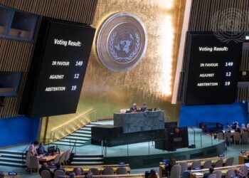 La Asamblea de la ONU aprueba la resolución hispano-palestina sobre Gaza