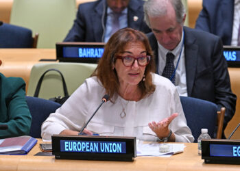 La comisaria europea Dubravka Šuica subraya la importancia de la colaboración internacional para la paz en Palestina en la Conferencia de Alto Nivel sobre la Solución de Dos Estados