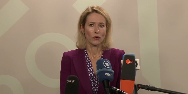 Kallas afirma que “Putin se burla de cualquier esfuerzo de paz, lo único que entiende es la presión”