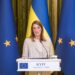 La presidenta Metsola reafirma en Kiev el continuo apoyo del Parlamento Europeo a Ucrania