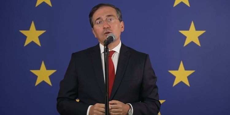 Albares celebra, antes del CAE de Nueva York, que “tantos países se hayan sumado a España en la nueva oleada de reconocimientos a Palestina”