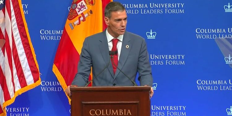 Sánchez denuncia en Nueva York el “doble rasero” que impide condenar “con la misma determinación” Ucrania y Gaza