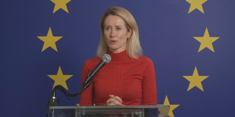 Kallas defiende la solución de dos Estados aunque admite que «no todos los países de la UE reconocen a Palestina”