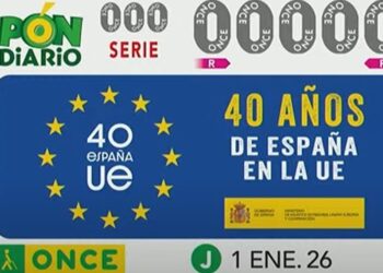 La ONCE presenta en Exteriores el cupón conmemorativo de los 40 años de España en la UE
