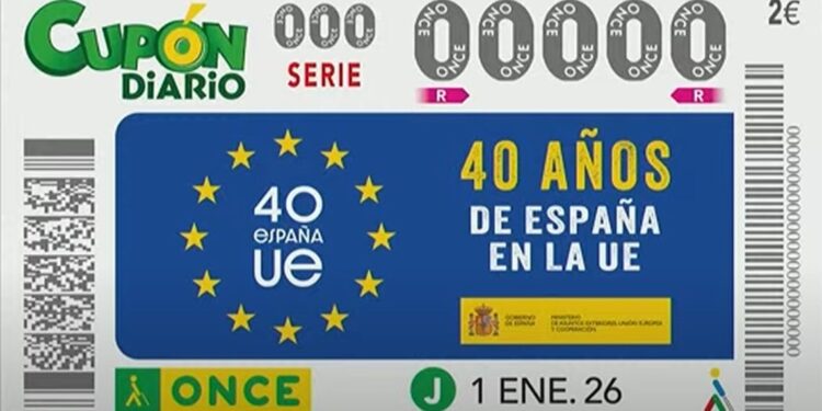 La ONCE presenta en Exteriores el cupón conmemorativo de los 40 años de España en la UE