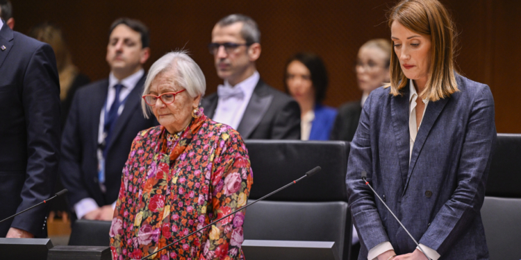 El Parlamento Europeo recibe a la superviviente Tatiana Bucci en el Día Internacional de Conmemoración del Holocausto