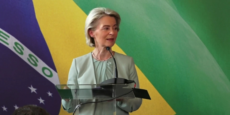 Von der Leyen afirma que el acuerdo con Mercosur envía «un fuerte mensaje de colaboración y apertura global»