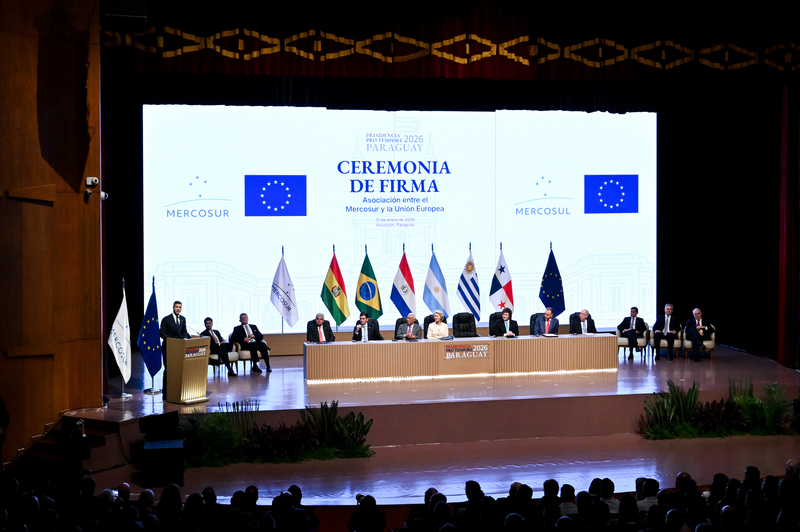  Signing ceremony of the EU-Mercosur partnership agreement and Mercosur-EU Interim Trade Agreement