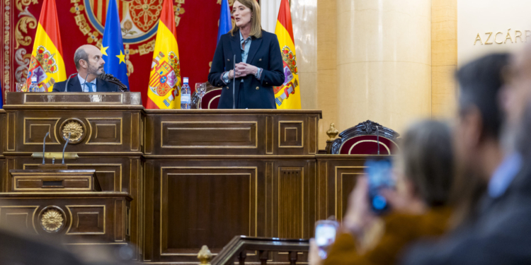 Metsola destaca en Madrid la contribución de España al fortalecimiento de la UE e insta al bloque a actuar con unidad ante los retos globales