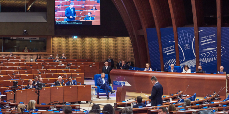 La Asamblea del Consejo de Europa celebró su 65 aniversario, presidida por el senador español Gutiérrez Limones
