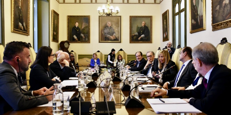 El Tribunal Supremo y el CGPJ reciben a la Comisión de Libertades Civiles, Justicia y Asuntos de Interior del Parlamento Europeo