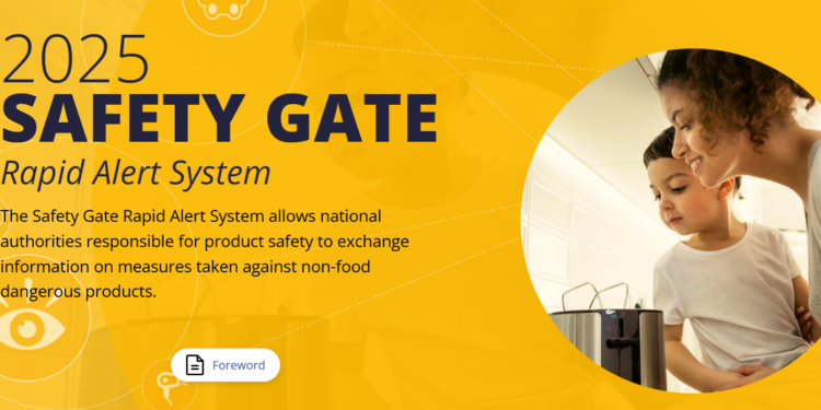El informe Safety Gate de la Comisión de 2025 muestra una mayor acción contra los productos peligrosos y una mayor protección de los consumidores