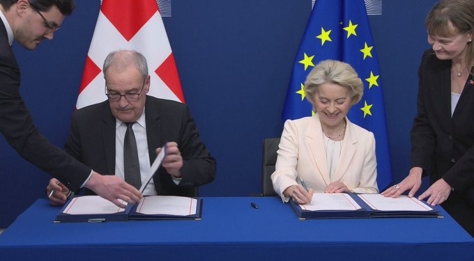 La UE y Suiza anuncian un paquete de acuerdos para profundizar su relación