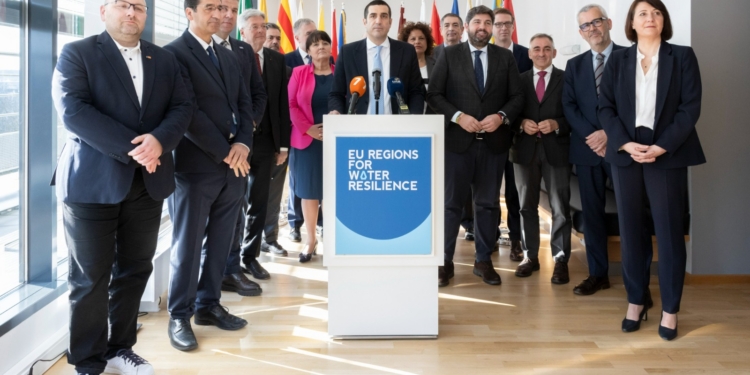 Dieciocho regiones europeas, entre ellas seis CC.AA. españolas, impulsan una alianza para la resiliencia hídrica y la adaptación al cambio climático