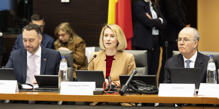 Kaja Kallas reconoce que “la solución de dos Estados no ha avanzado mucho” e insta a Israel a detener asentamientos y a Palestina a impulsar reformas