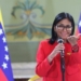 La Eurocámara pide que se mantengan las sanciones a Delcy Rodríguez pese a su invitación a la Cumbre Iberoamericana de Madrid
