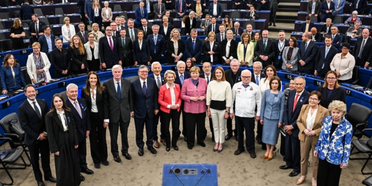 Ceremonia de la Orden Europea del Mérito en el Parlamento Europeo