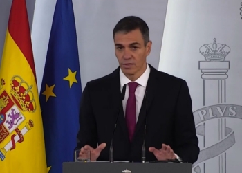 Pedro Sánchez durante una comparecencia sobre el hantavirus en Moncloa