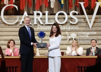 Felipe VI entrega el Premio Europeo Carlos V en el Monasterio de Yuste