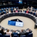Reunión de líderes de la Eurocámara discutiendo sobre Rusia y los Estados bálticos