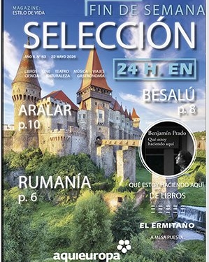 Portada de la revista Selección Fin de Semana con castillo y texto destacado