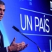 Pedro Sánchez hablando sobre el programa IRIS en un congreso en Madrid