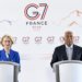 António Costa y Ursula von der Leyen en la cumbre del G7 en Évian
