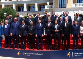 Grupo de líderes en la Cumbre UE-Balcanes Occidentales en Tivat