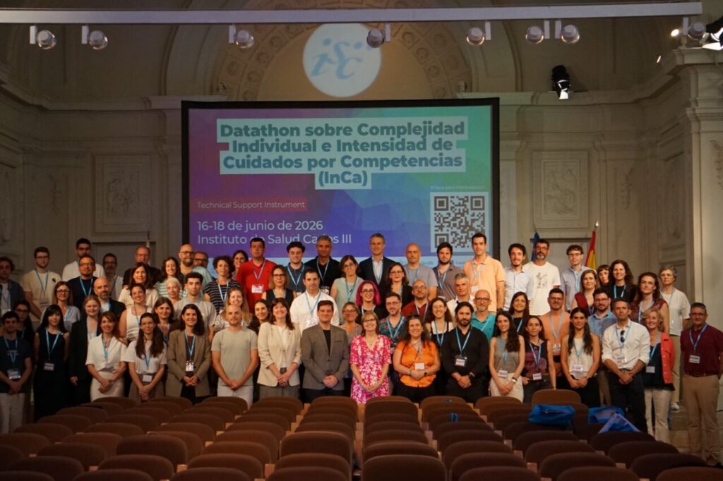Grupo de expertos en el Datathon sobre Complejidad en Cuidados en Madrid