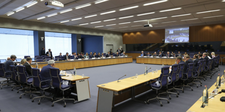 Reunión del Eurogrupo sobre la crisis en Oriente Medio y autonomía energética