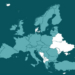 Mapa de Europa destacando países en relación a la inversión en medicamentos innovadores