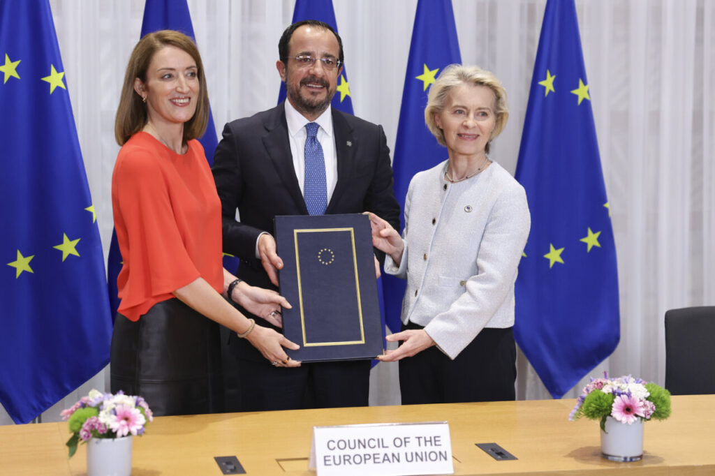 Firmas de líderes europeos en declaración sobre cultura en Bruselas