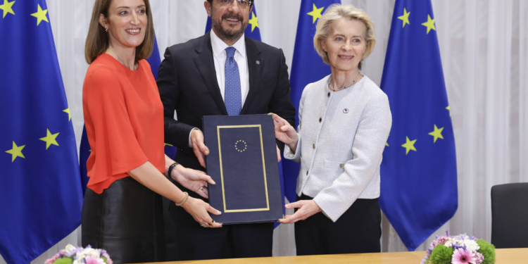 Firmas de líderes europeos en declaración sobre cultura en Bruselas