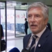 Fernando Grande-Marlaska hablando sobre política migratoria en Luxemburgo