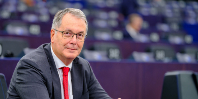 Nicolás Pascual de la Parte en el Parlamento Europeo.