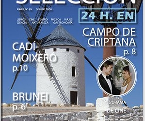 Portada de la revista Selección Fin de Semana con molinos de viento