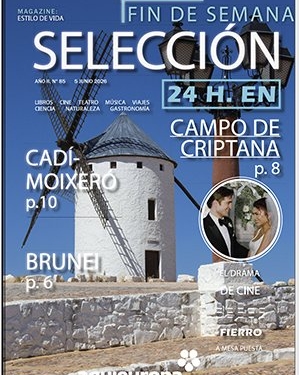 Portada de la revista Selección Fin de Semana con molinos de viento