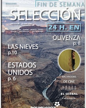 Portada de la revista Selección Fin de Semana con paisajes de Olivenza