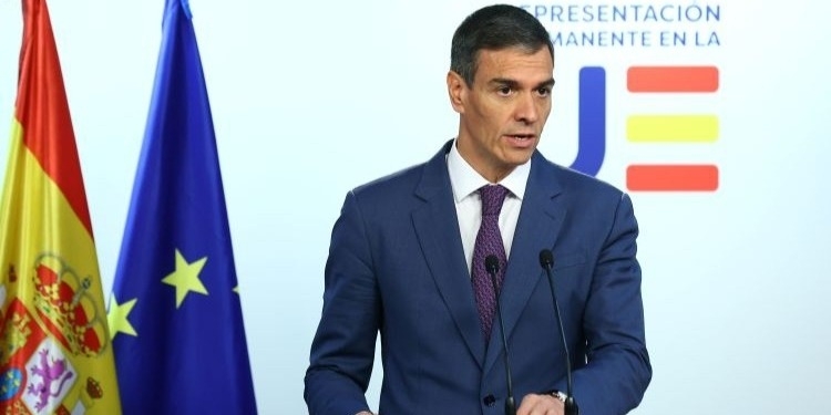 Pedro Sánchez hablando sobre la potencia geoeconómica de Europa