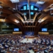 Vista del hemiciclo de la Asamblea Parlamentaria del Consejo de Europa