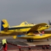 Avión de extinción de incendios preparado para operar en emergencias