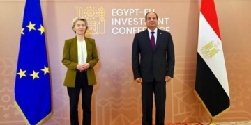 Líderes de la Unión Europea y Egipto en conferencia de inversión