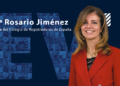 María Rosario Jiménez, decana del Colegio de Registradores de España, en una entrevista