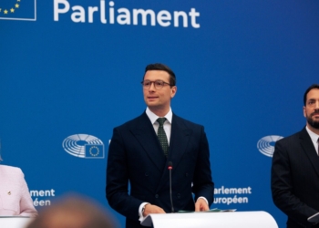 Reunión del grupo Patriotas por Europa en el Parlamento Europeo sobre Ceuta.