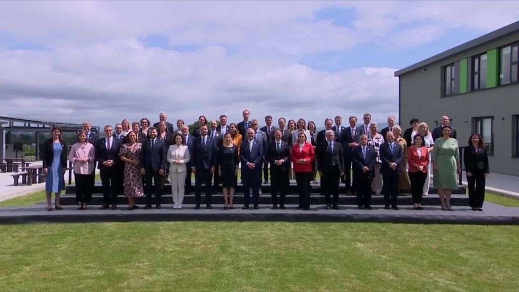 Reunión de ministros de Empleo y Política Social de la UE en un evento al aire libre