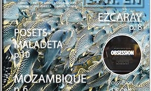 Portada de la revista Selección con peces y títulos de artículos