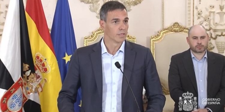 Pedro Sánchez hablando sobre la integridad territorial de España en Ceuta