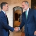 Pedro Sánchez y Rey Felipe VI en reunión en Mallorca