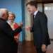 Ursula von der Leyen y António Costa en la cumbre de la OTAN en Ankara